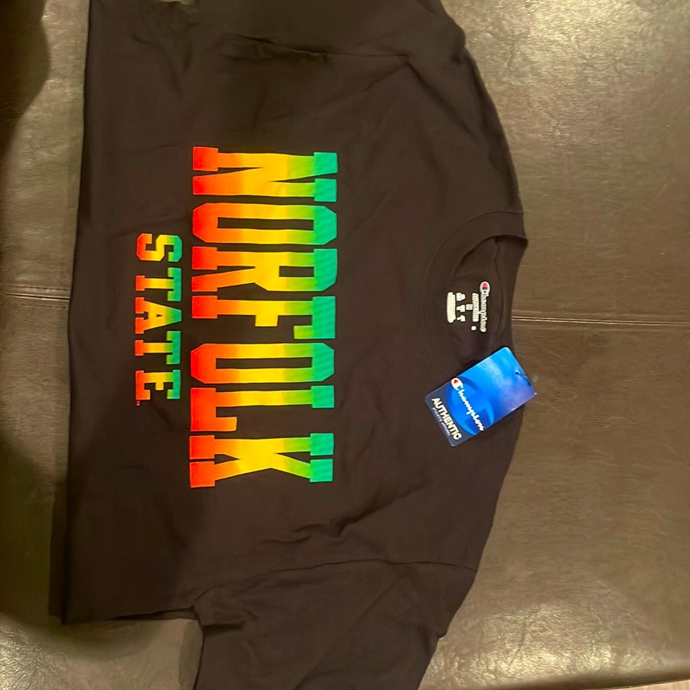 A brand new shirt that had never been worn with tags still on.